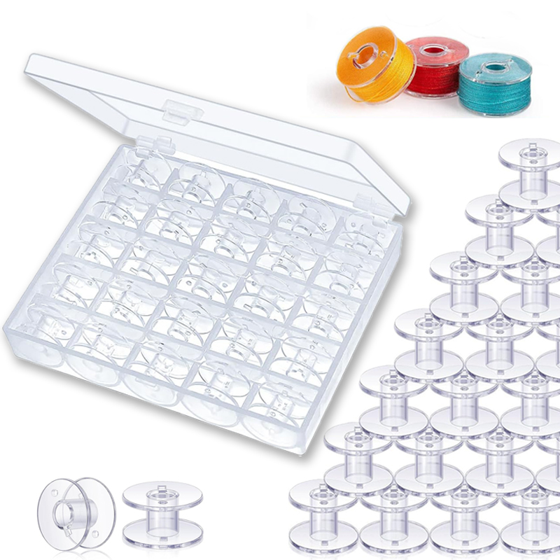 Craft Embellishment Storage - 25 szt. Zestaw szpulki do nici