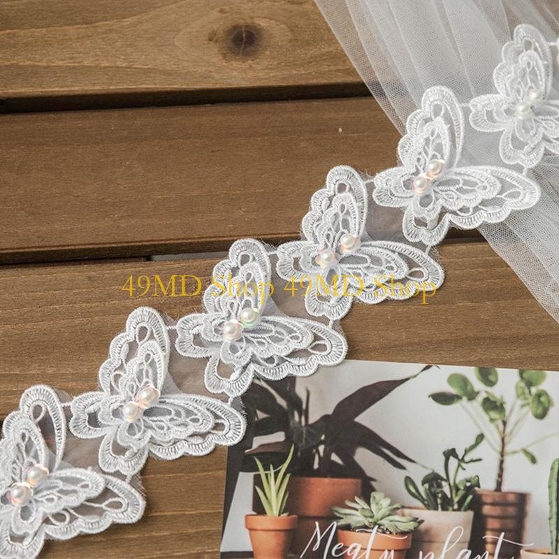 Lace Ribbon Trim - 49MD 1 stocznia Bowknot dla motyla