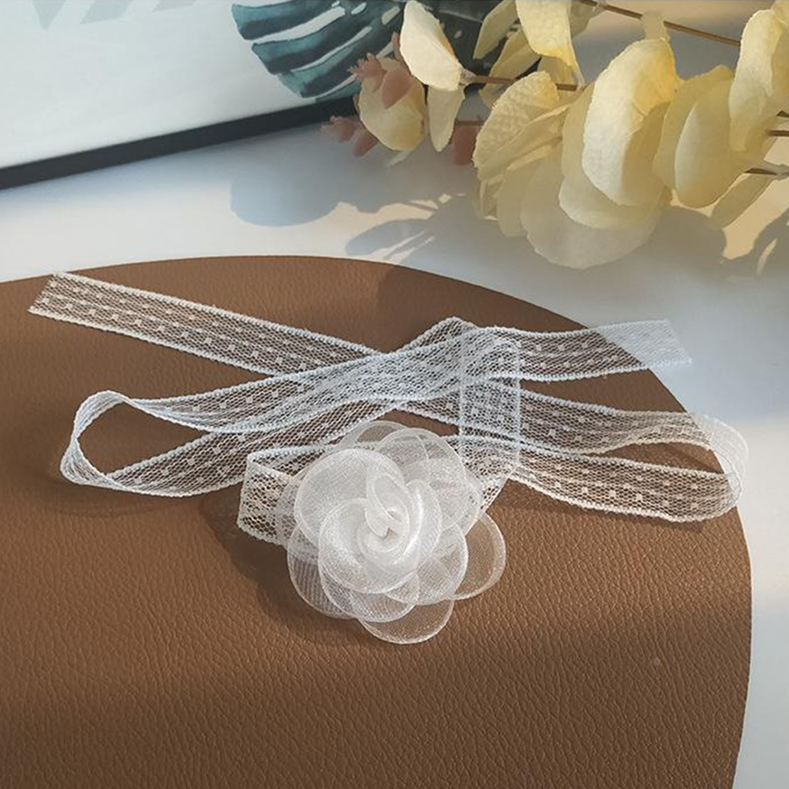 Koronkowa opaska do włosów z r – Lace Ribbon Trim recenzja i cena