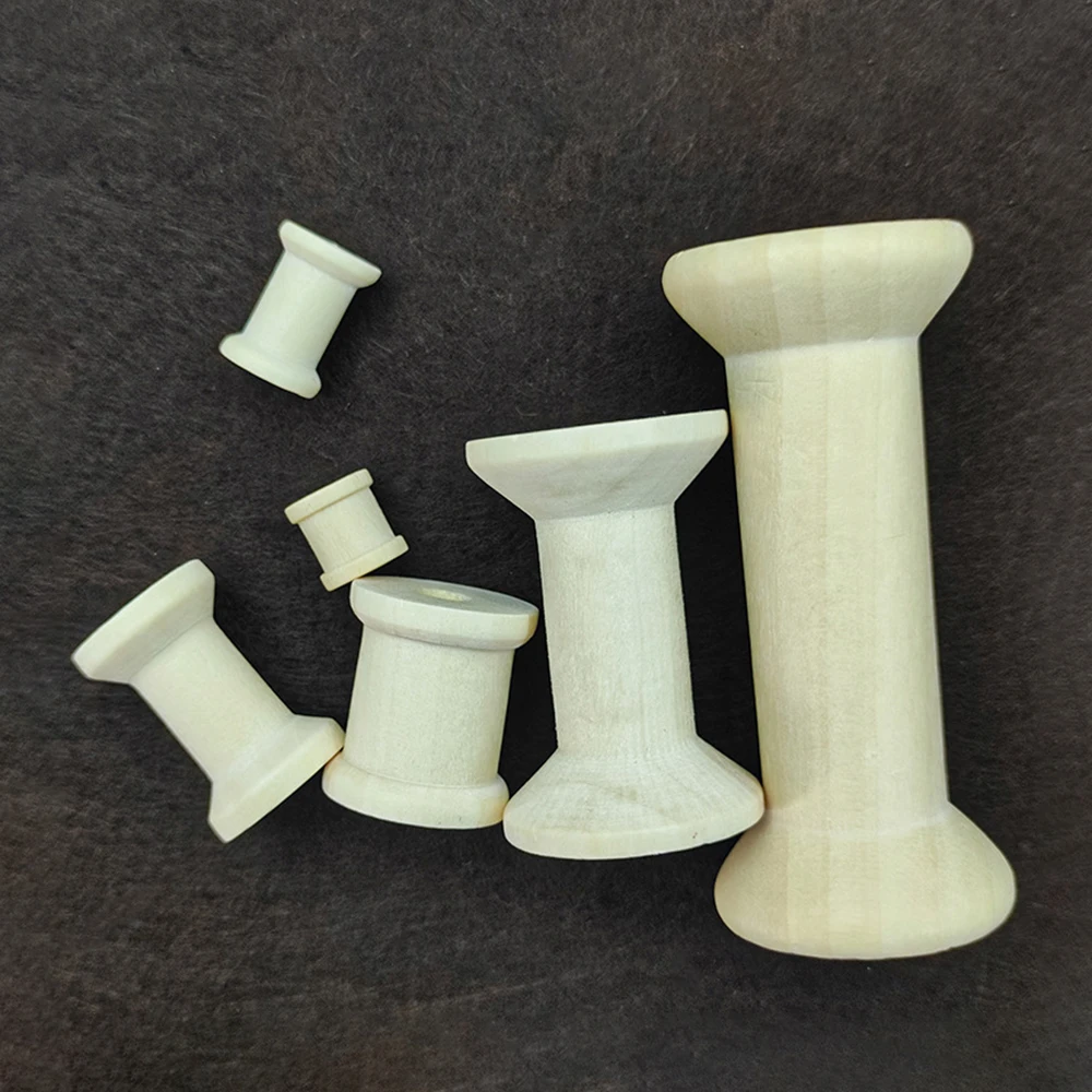 10/5 sztuk Mini drewniane szpu – Organza Ribbon Spool recenzja i cena
