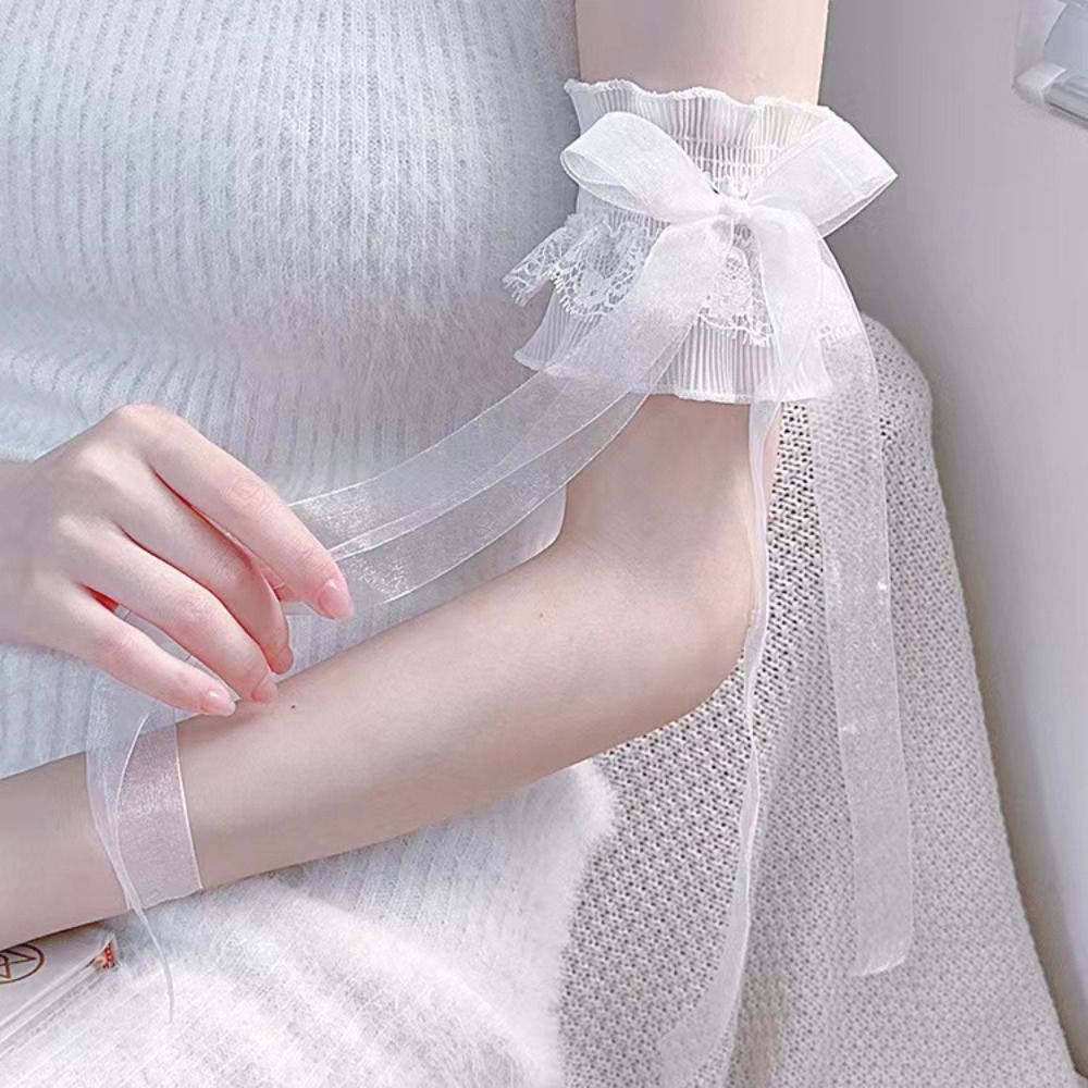 Modne koronkowe rękawki Lolita – Lace Ribbon Trim recenzja i cena