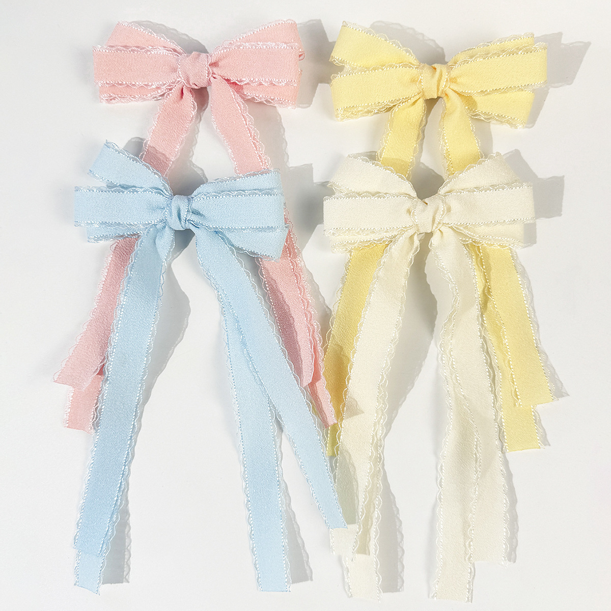 Zestaw 20 szt. długich spinek  – Lace Ribbon Trim recenzja i cena