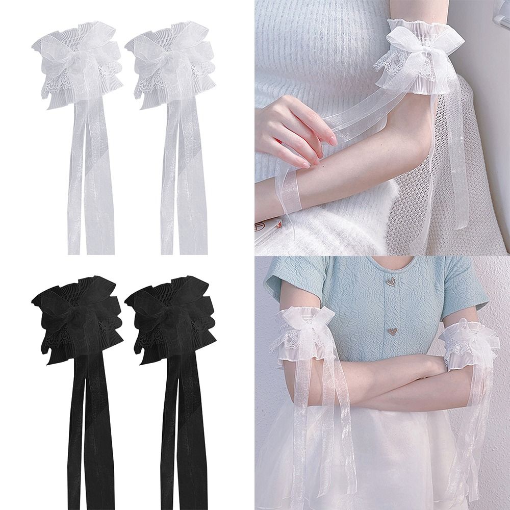 Ocieplacze na ręce Rękaw na ra – Lace Ribbon Trim recenzja i cena