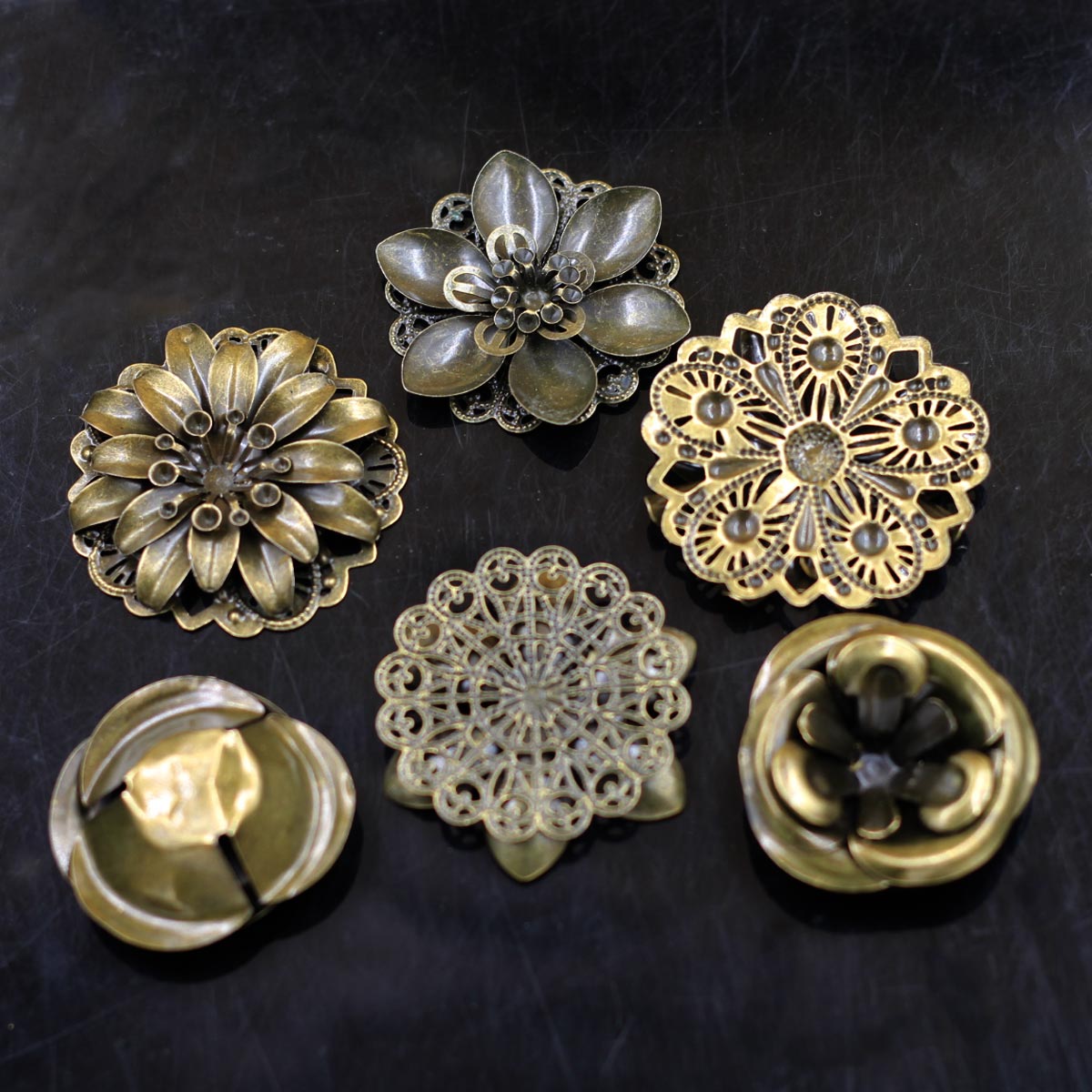 6 szt. Ozdoby połączenie kwiat – Craft Embellishments recenzja i cena
