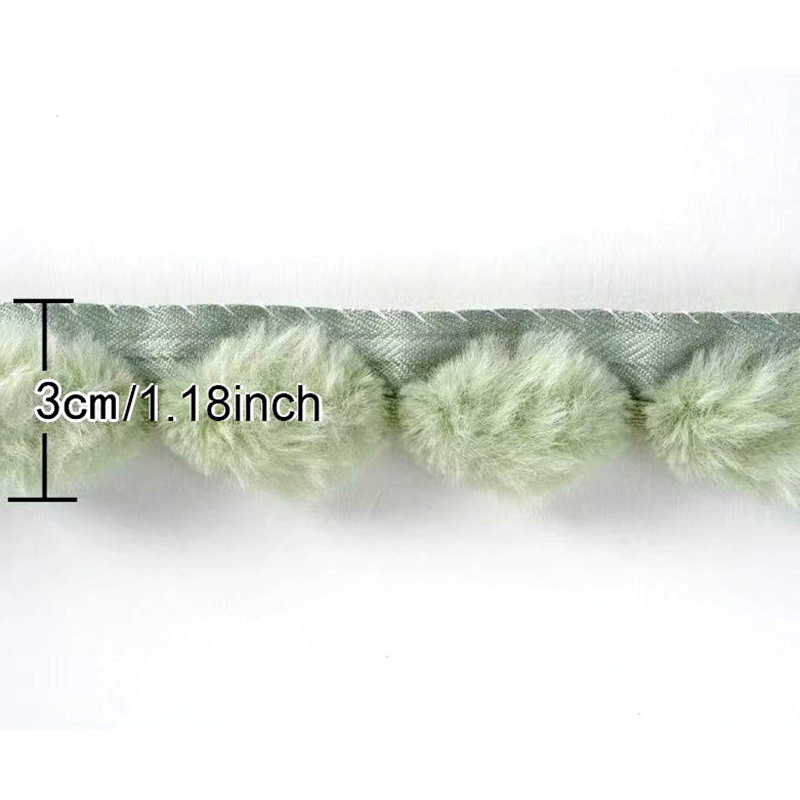 3cm Sztuczne futro królicze po – Fringe Ribbon Sewing recenzja i cena