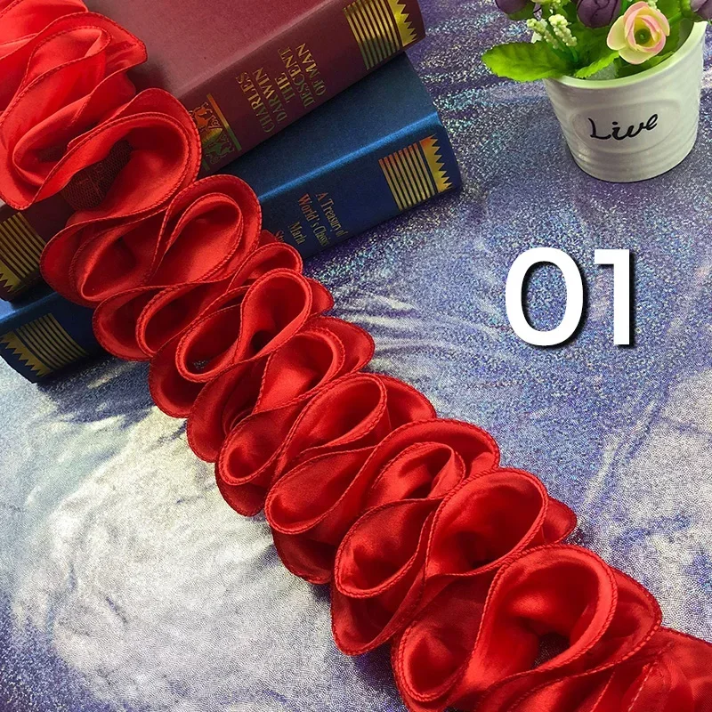 5 jardów plisowanej marszczone – Lace Ribbon Trim recenzja i cena
